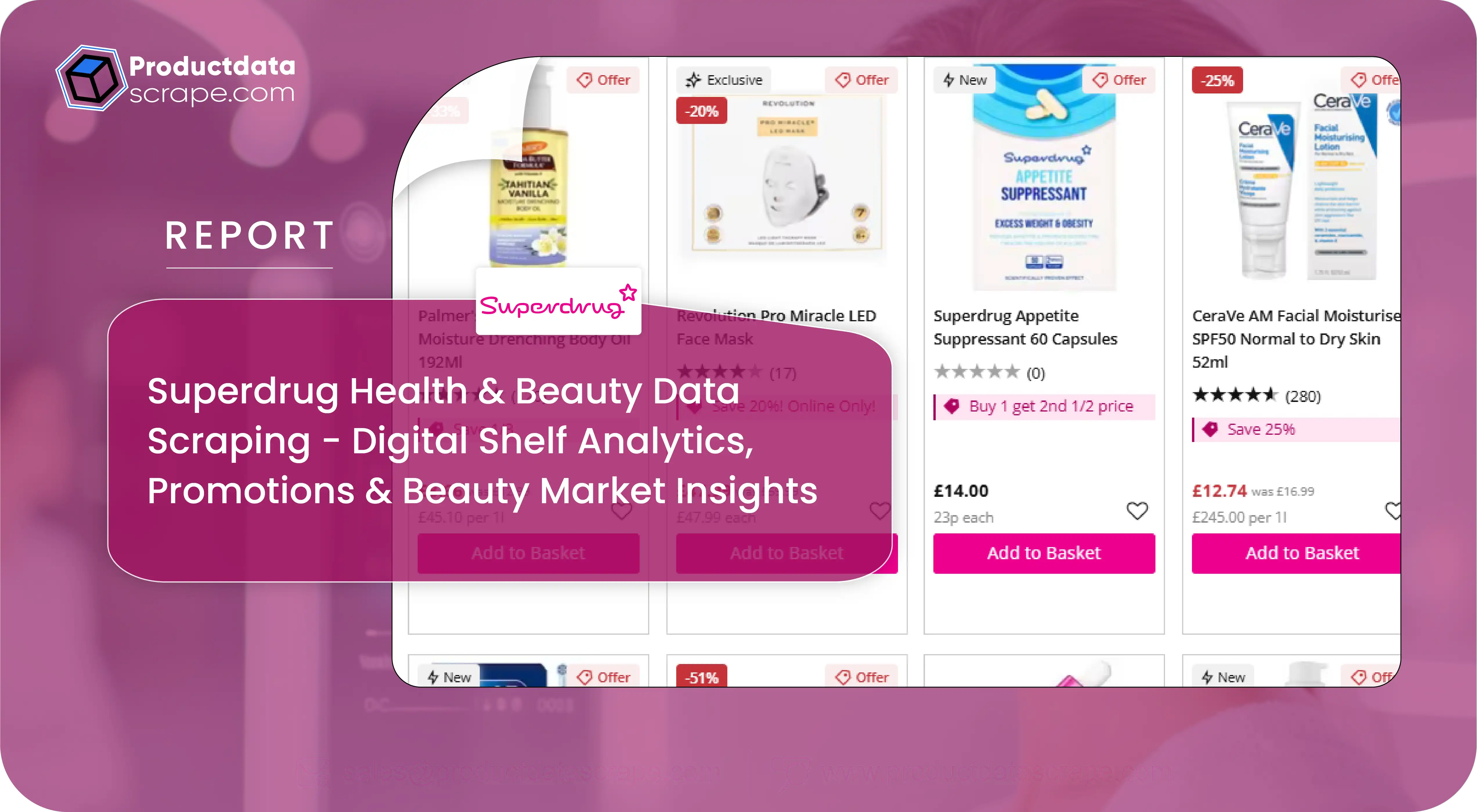 Superdrug Health & Beauty Scraper API